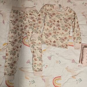 Floral Kids Pajamas Set